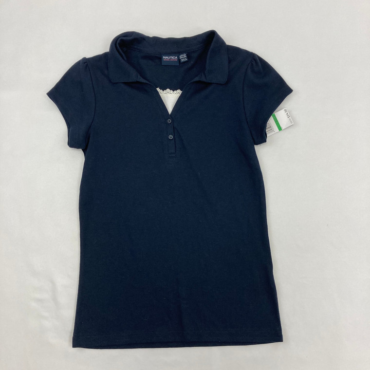 Nautica Navy Polo Shirt Large 12-14