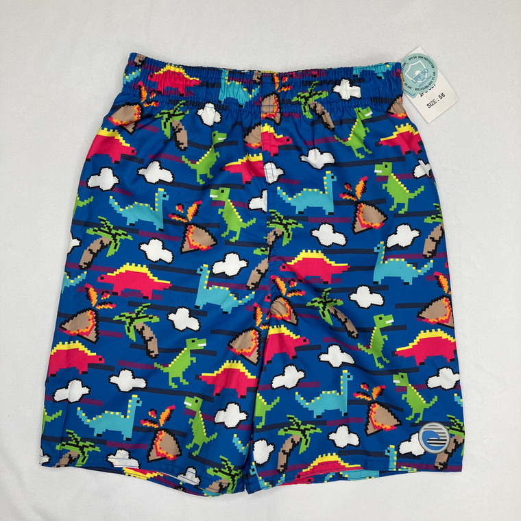 Laguna Swim Blue Dinosaur Swim Trunks 5T