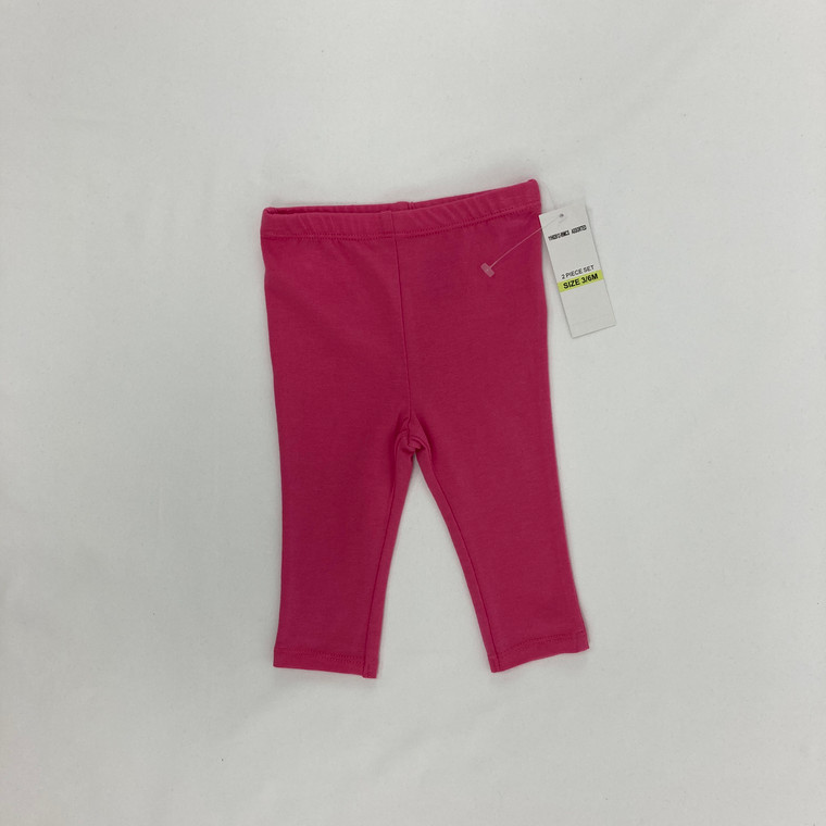 Kids Headquarters Full Pink Leggings 3-6 mth