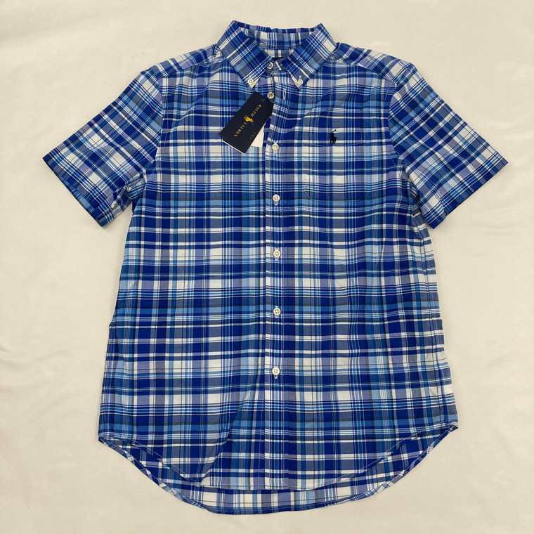 Ralph Lauren Royal Blue Button-up L 14-16 yr