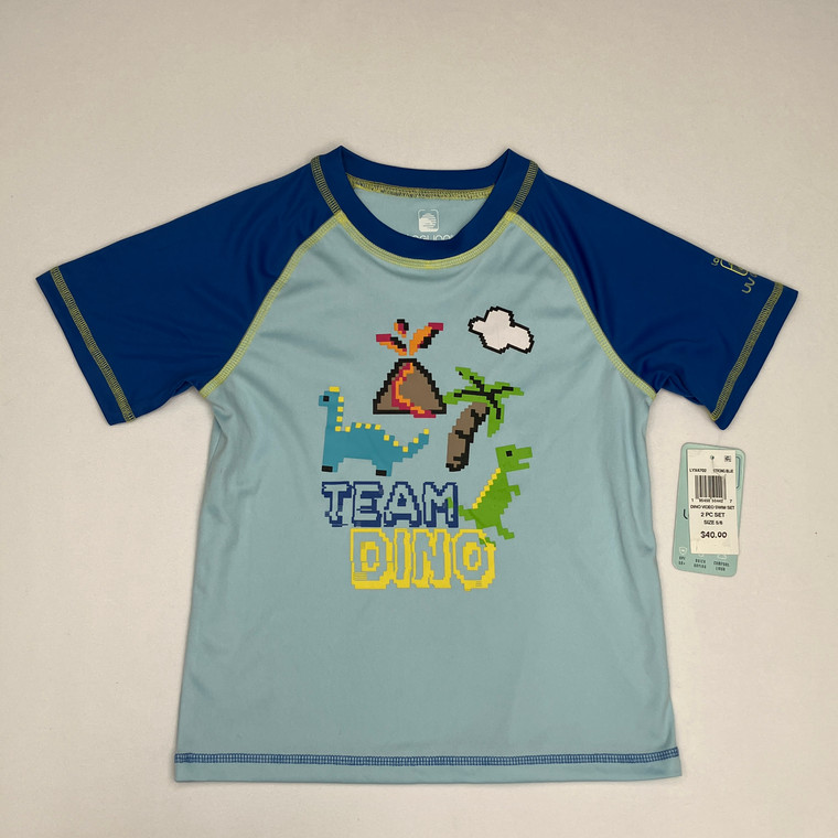 Laguna Pixel Dino Rash Guard 5/6 Yr