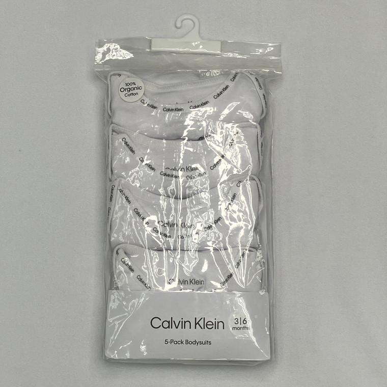 Calvin Klein 5-Pk Bodysuits 3-6 mth