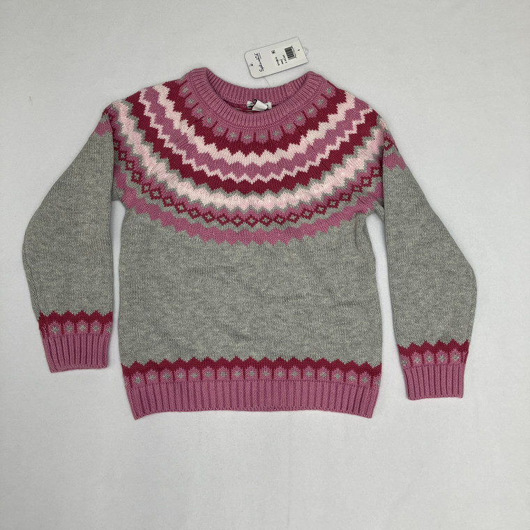 Splendid Pink Patterned Sweater 5y