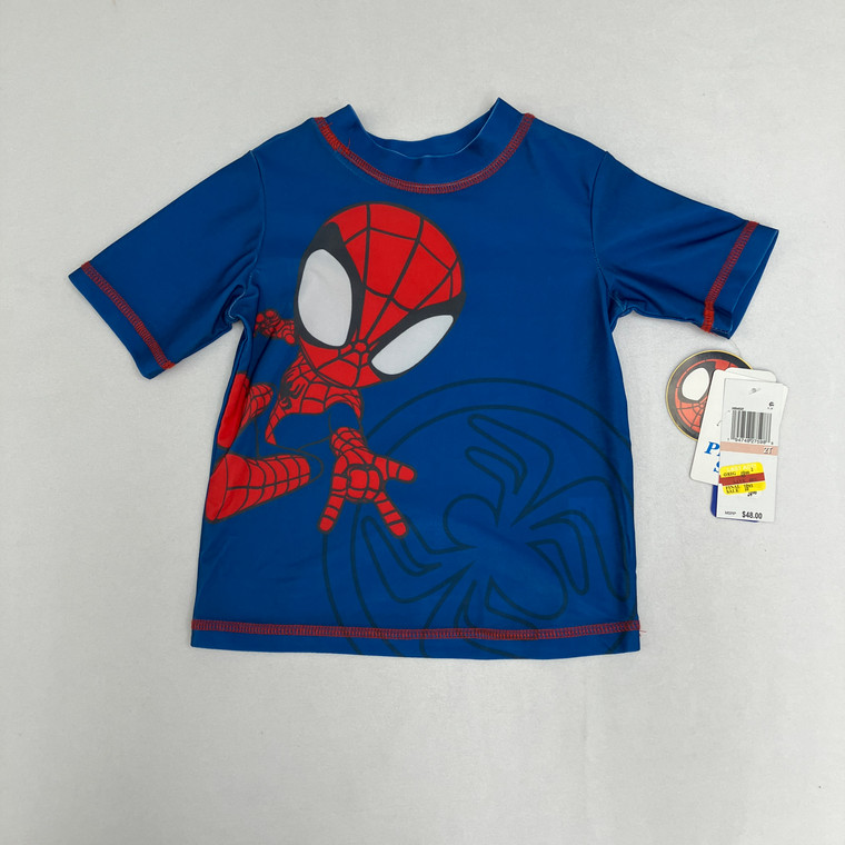 Marvel Spidey Rash Guard 2T