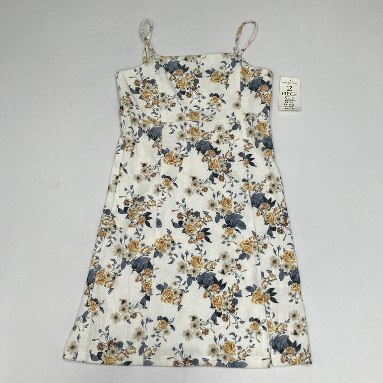 Rare Editions Ivory Flower Dress 14 Yr