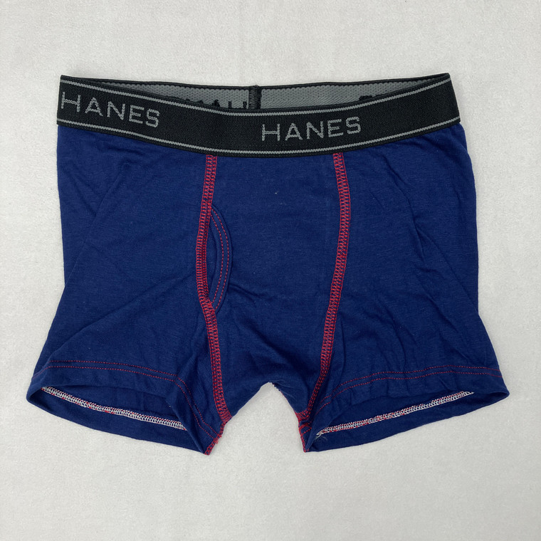 Hanes Navy Blue Boxer Briefs S