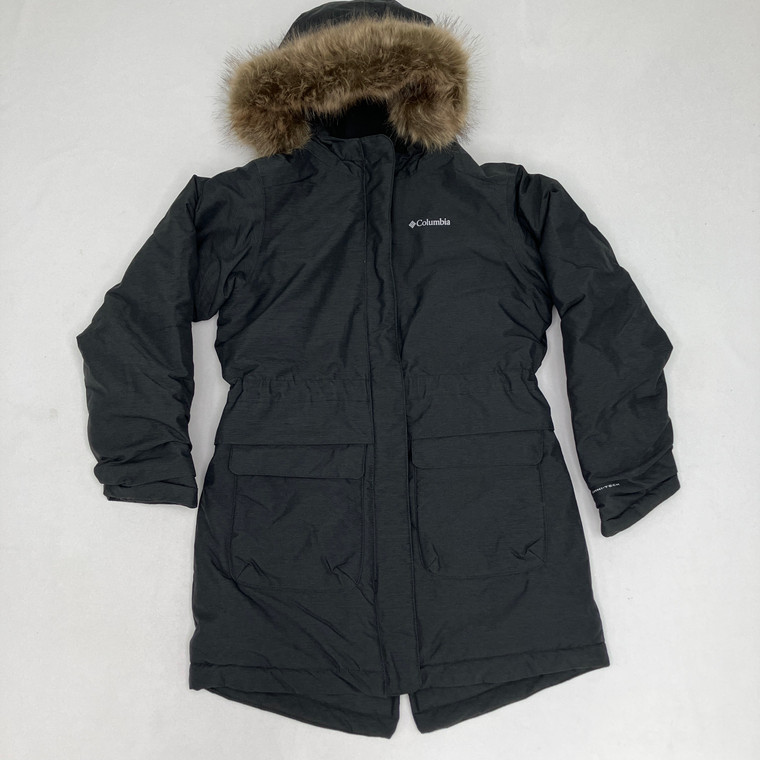Columbia Black Fur Coat