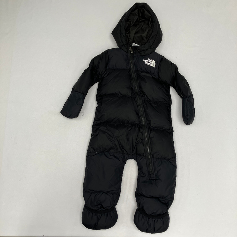 North Face Black Snow Suit 12-18 mth