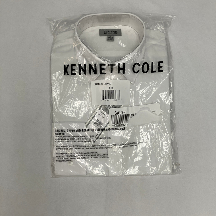 Kenneth Cole White Button Up 14