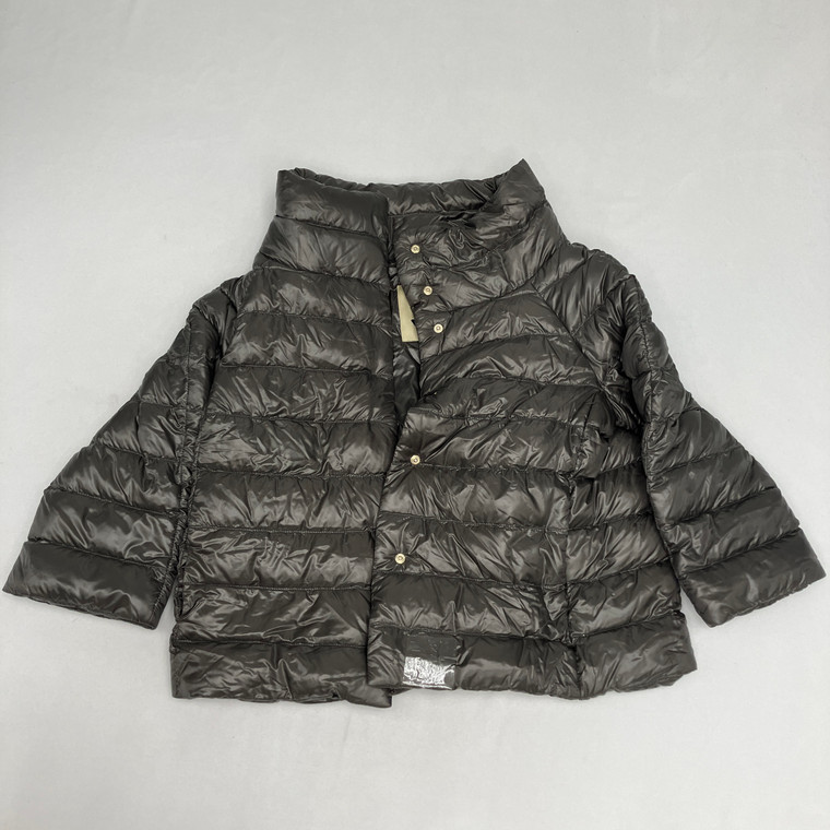Herno Silver Gray Button Up Coat 6
