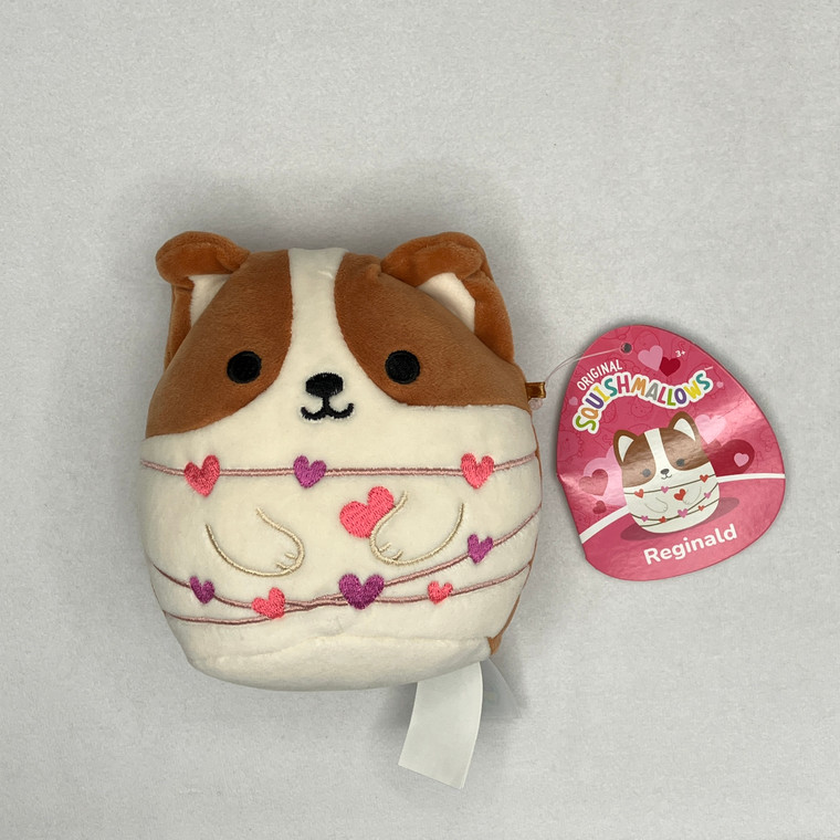 Squishmallow Reginald Hearts Corgi Plush