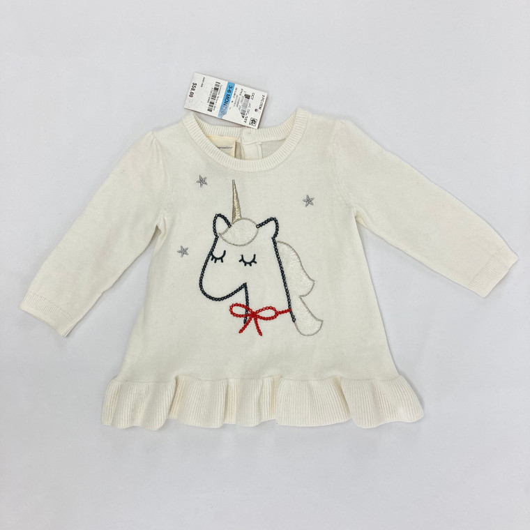 First Impressions Unicorn Sweater 3-6 mth