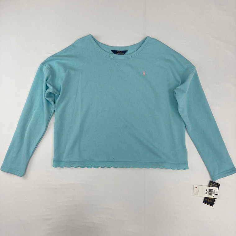 Ralph Lauren Baby Blue Top XL 16 yr