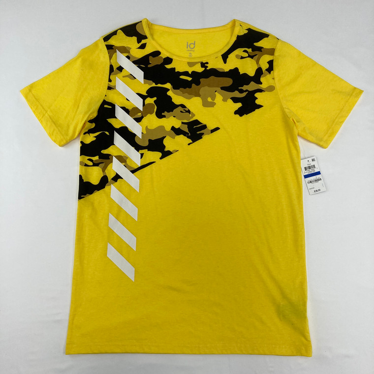 Ideology Yellow With Camo Tee XL
