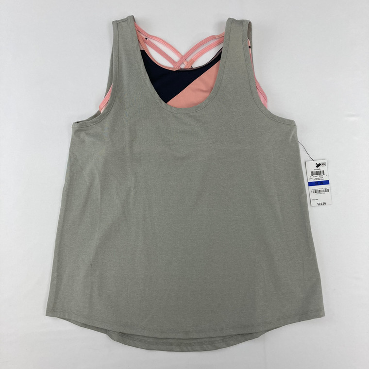 Ideology Gray Athletic Tank Top XL 16 yr