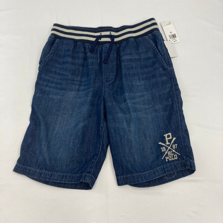 Ralph Lauren Striped Jean Shorts 18-20 yr