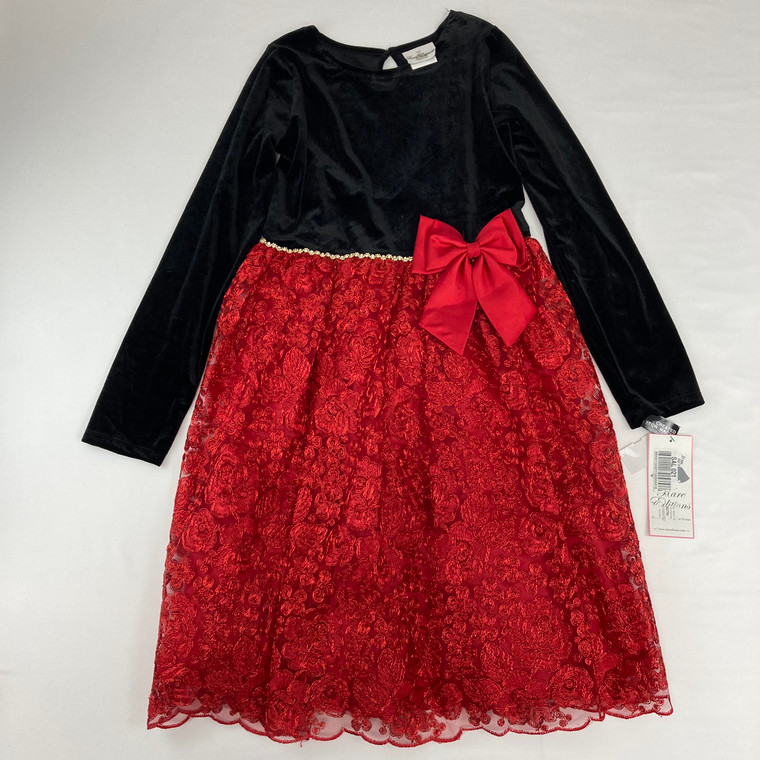 Rare Editions Velvet Dress 16.5 yr