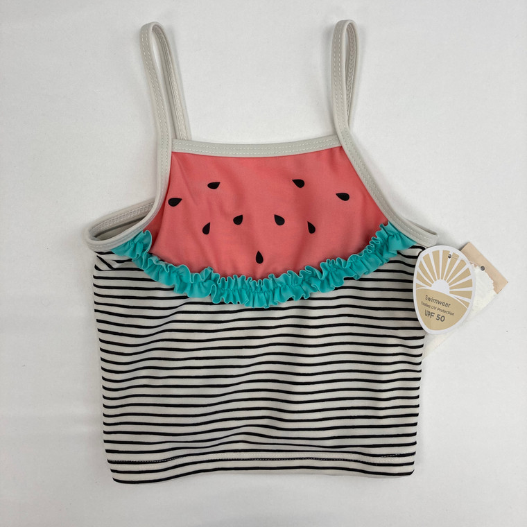 First Impressions Striped Watermelon Swim Tank 18 mth