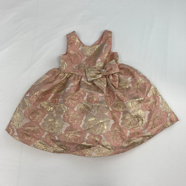Rare Editions Shimmery Flower Dress 24 mth