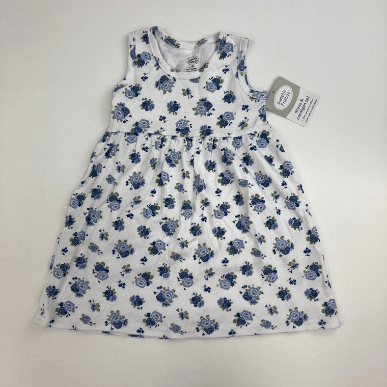 Luvable Friends Floral Dress XL 9-12 mth