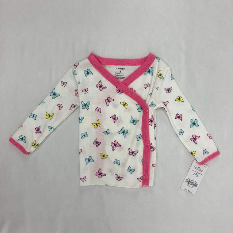 Carters Colorful Butterfly Top 6 mth