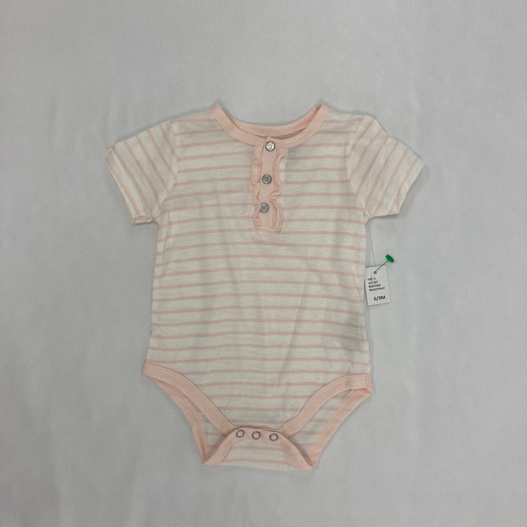 7 For All Mankind Baby Pink Striped Top 6-9 mth