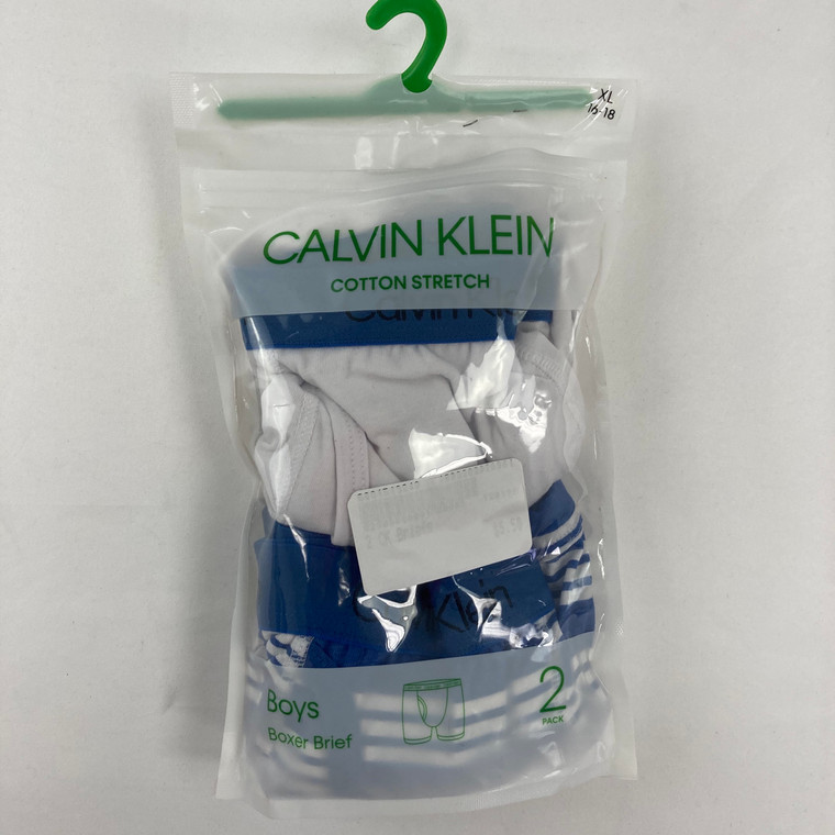 Calvin Klein 2 Pack Briefs XL 16-18 yr