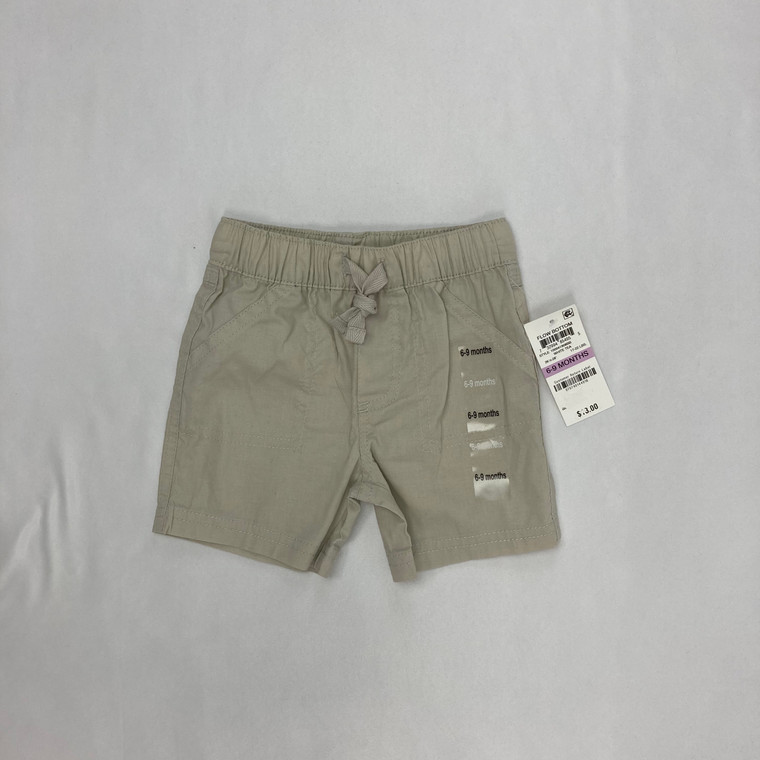 First Impressions Tan Shorts 6-9 mth
