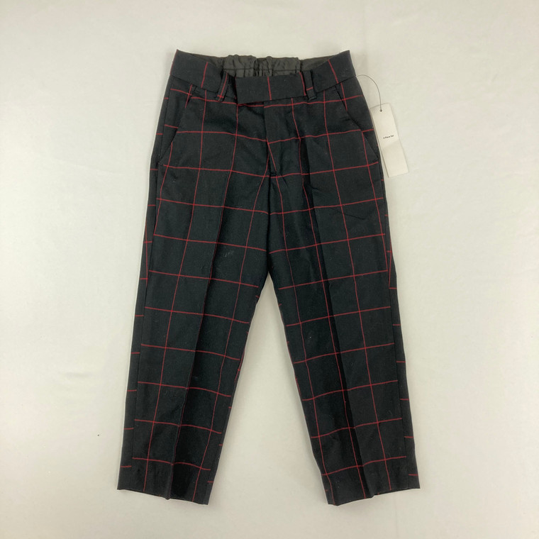 Calvin Klein Black With Red Dress Pants 4T