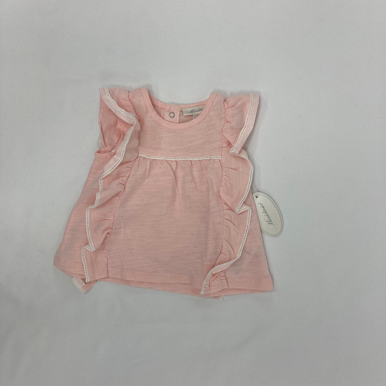 Miniclasix Baby Pink Ruffles Top 12-18 mth