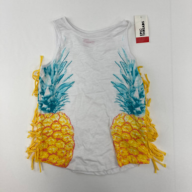 Epic Threads Pineapple Fringe Tank Small - Kidzmax