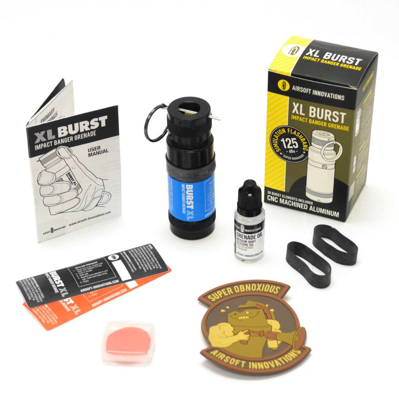 AIRSOFT INNOVATIONS XL BURST IMPACT AIRSOFT GRENADE KIT