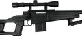 WELL L96 Airsoft Spring Sniper Rifle with Compact Skeleton Stock, Scope and Bipod