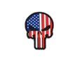 USA Punisher Skull PVC Velcro Patch