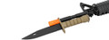 Lancer Tactical Plastic Combat Knife with Sheath - Tan
