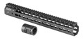 Ares Metal Keymod Handguard, 13.5 Inch, Black