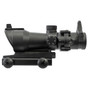 ACOG Style 1x32 Red/Green Dot Sight w/ Integrated Weaver Rail and Iron Sights