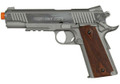Colt 1911 Rail Gun Non-Blowback Airsoft Pistol, Silver