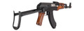 LCK47S Full Metal AK47 Airsoft Rifle w/ Real Wood Grips and Folding Stock