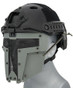 Mesh Mask Face Shield for Airsoft Helmet Systems, Gray