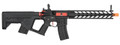 Lancer Tactical Enforcer Series NIGHT WING Skeleton ProLine High FPS AEG Airsoft Rifle, Black / Red