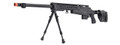 WellFire MB4418-2 Bolt Action Airsoft Sniper Rifle w/ Bipod, Black