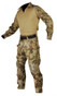 Jagun Tactical Airsoft Combat Uniform BDU Pants and Shirt Set, HLD Camo