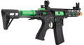 Lancer Tactical ProLine Series NEEDLETAIL PDW High FPS AEG Airsoft Rifle, Black / Green