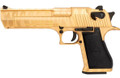 We-Tech Magnum Research Desert Eagle .50 AE Gas Blowback Pistol, Gold Tigerstripe