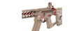 Lancer Tactical Enforcer Night Wing Skeleton AEG Airsoft Rifle w/ Alpha Stock, Tan