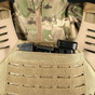 Valken Laser Cut MOLLE Plate Carrier w/ Integrated Mag Pouches, Tan