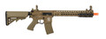 Lancer Tactical Proline 12 Keymod Rail w/ Picatinny M4 Carbine AEG Airsoft Rifle, Tan