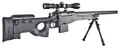 WELL L96 AWS Bolt Action Airsoft Rifle with Bipod and Scope, Black