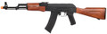 Lancer Tactical AK-74N AEG Airsoft Rifle, Metal Body, Real Wood Furniture